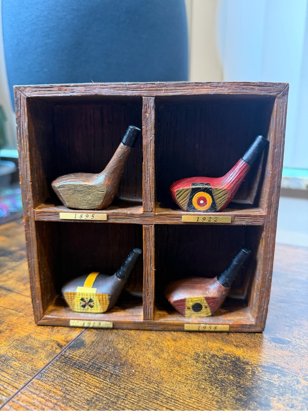 RUSS Berrie & Co. The Evolution of the Golf Club 7" x 6" Decorative Item